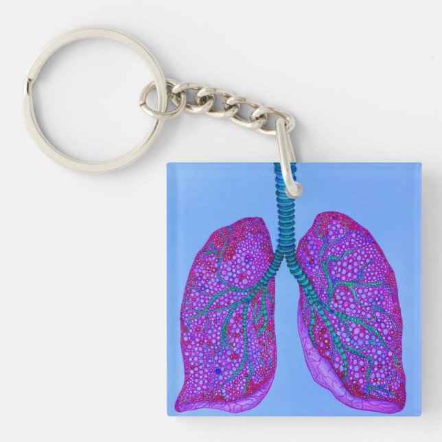 Lungs Keychain (Front)