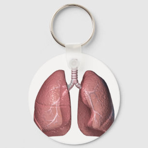 lungs keychain