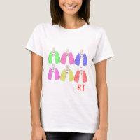 Lungs Multi Coloured--Respiratory Therapist Design