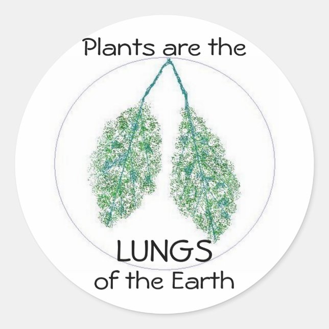 Lungs of the Earth - sticker (Front)