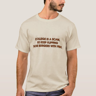 L'université est un T-shirt de base d'hommes