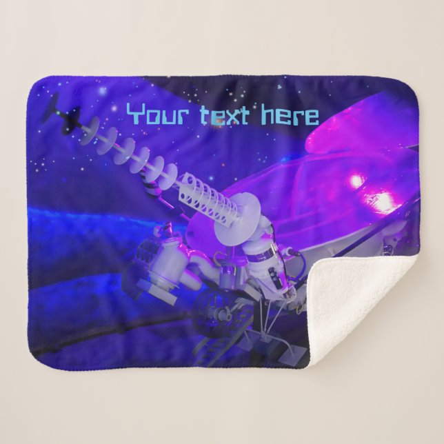 Lunokhod Sherpa Blanket (Front (Horizontal))