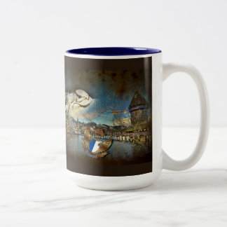 LUNZERN Grunge Vintage - Café-, Thé Mug