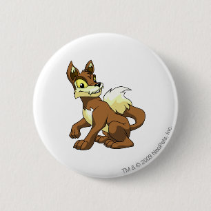 Lupe Brown 2 Inch Round Button