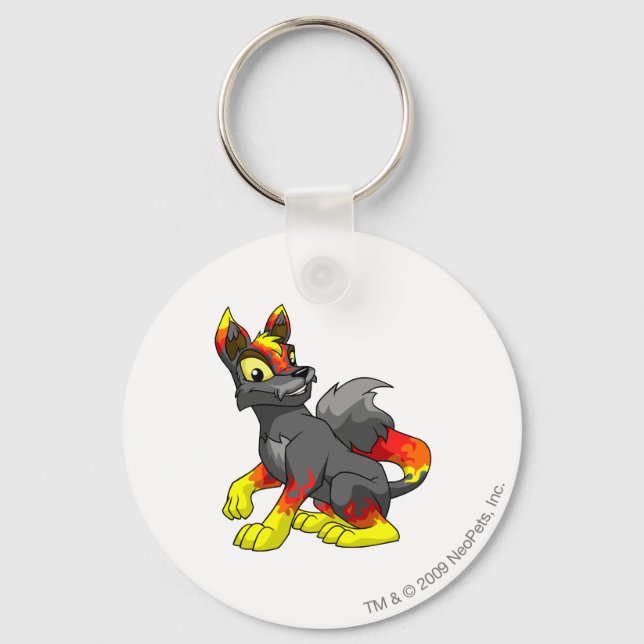 Lupe Fire Keychain (Front)