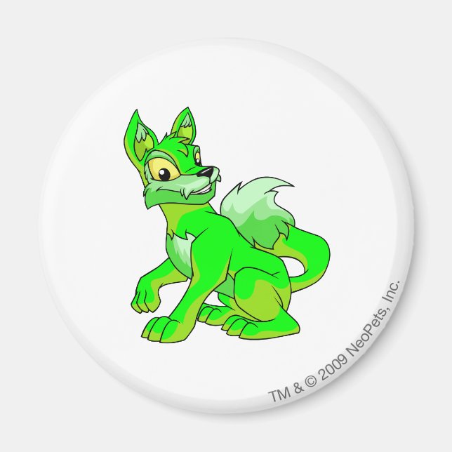 Lupe Glowing Magnet (Front)