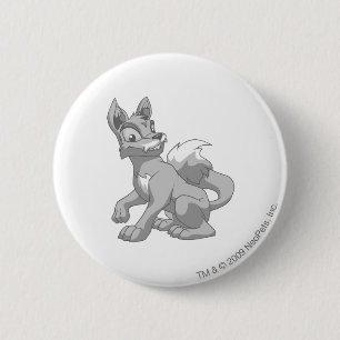 Lupe Silver 2 Inch Round Button