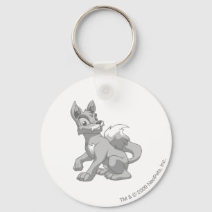 Lupe Silver Keychain