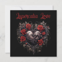 Lupercalia Black Thorns & Roses Heart Valentine's