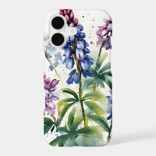 Lupin - Fleurs aquarelles
