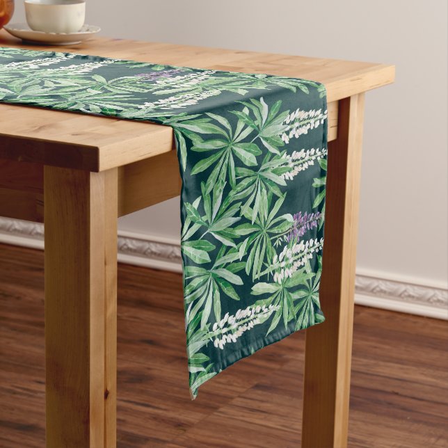 Lupin flower long table runner (In Situ)
