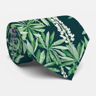 Lupin flower tie