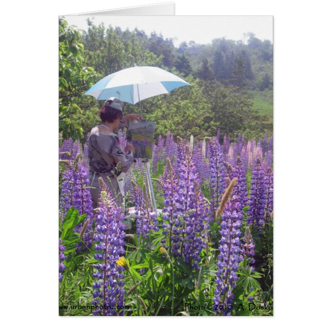 Lupine Painter 5x7 (Front)