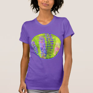 Lupine Painting — Original Flower Art T-Shirt