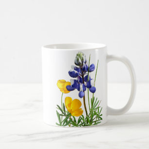 Lupine Poppies Mug
