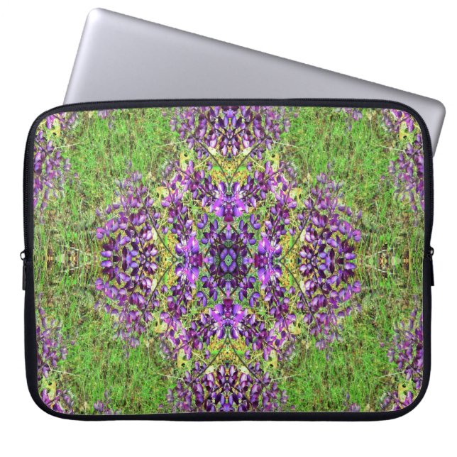 Lupines&Lace.... Laptop Sleeve (Front)