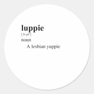 LUPPIE CLASSIC ROUND STICKER