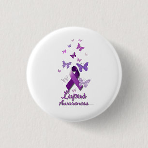 Lupus Awareness 1 Inch Round Button