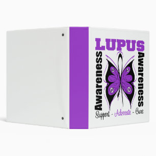 Lupus Awareness Butterfly Binder