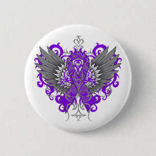 Lupus Awareness Cool Wings 2 Inch Round Button