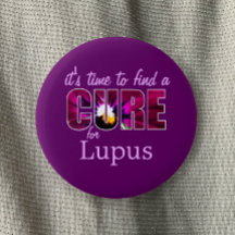 Lupus Awareness Cure / Lilac Purple Custom Floral