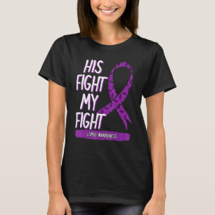 Lupus Awareness Fight Sle Butterfly Purple Ribbon T-Shirt