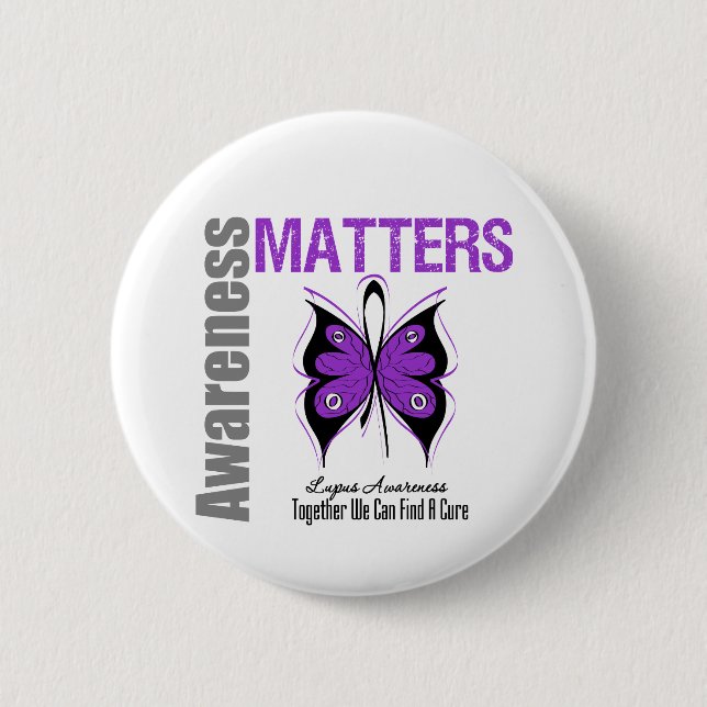 Lupus Awareness Matters 2 Inch Round Button (Front)