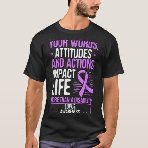 Lupus awareness more than a disability purple T-Shirt