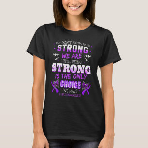 Lupus Awareness Organ Disease Ribbon Butterfly T-Shirt