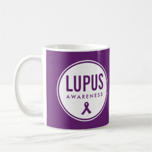 Lupus Awareness Ribbon Purple Coffee Mug