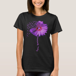 Lupus Awareness Sunflower Ribbon T-Shirt