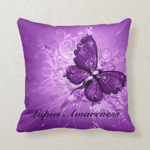 Lupus Awareness Throw Pillow