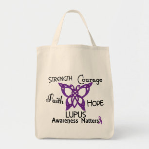 Lupus Celtic Butterfly 3 Tote Bag