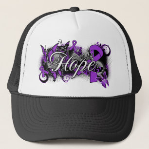 Lupus Hope Garden Ribbon Trucker Hat