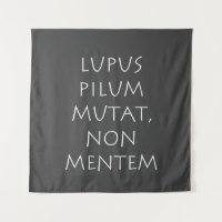 Lupus pilum mutat non mentem
