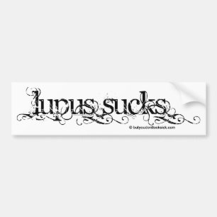 Lupus Sucks Bumper Sticker