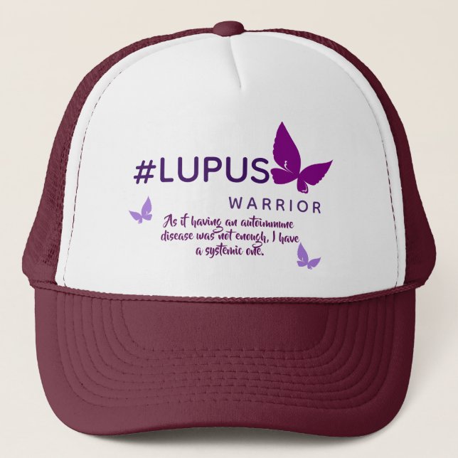 Lupus Warrior - Awareness Hat (Front)