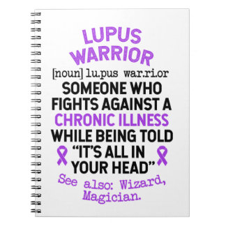 Lupus Warrior Definition Notebook