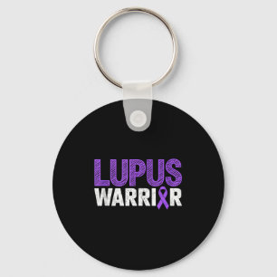 Lupus warrior fighter survivor sle awareness keychain