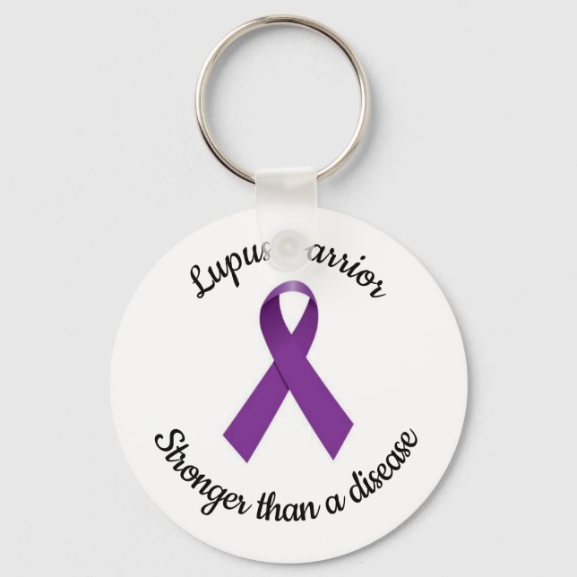 Lupus Warrior Keychain (Front)