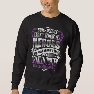 Lupus Warrior Purple Awareness Proud Of My Grandd Sweatshirt