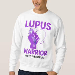 LUPUS WARRIOR Purple Custom Raising Awareness Sweatshirt
