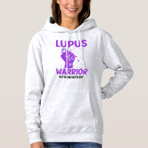 LUPUS WARRIOR Purple Ribbon Raising Awareness Hoodie