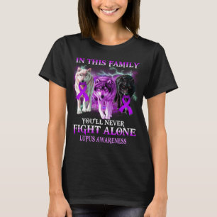 lupus wolf never fight alone T-Shirt