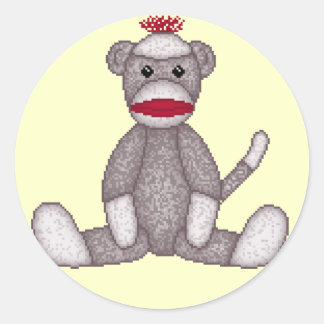 Lura's Sock Monkey Stickers