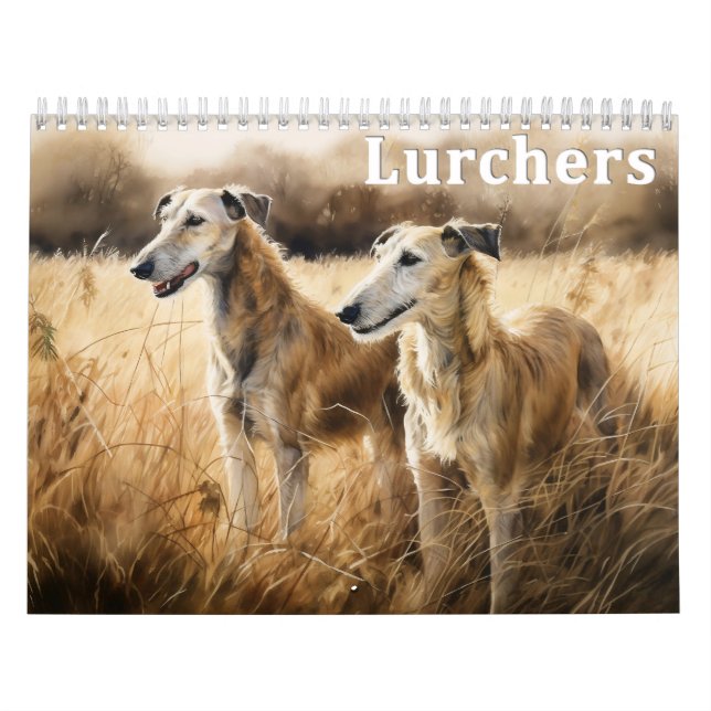 Lurchers Calendar, any year Calendar (Cover)