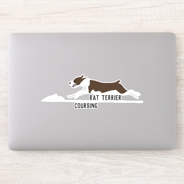 Lure de Rat terrier autocollant (Ordinateur)