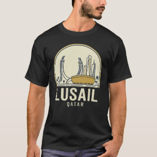 Lusail, Qatar : T-shirt à l'effigie de la skyline 