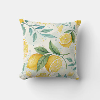 Luscieux Lemons Petit Carré  Coussin