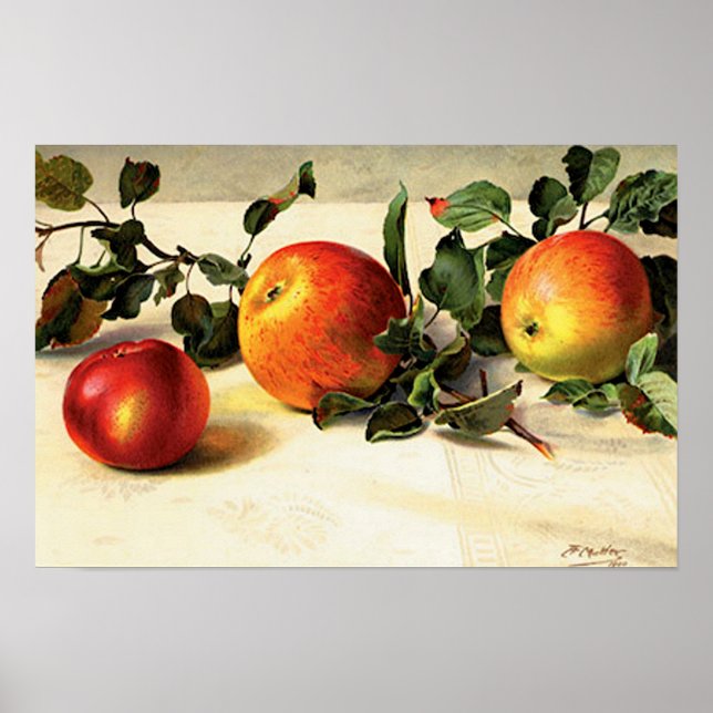 Luscious Apples Poster (Front)